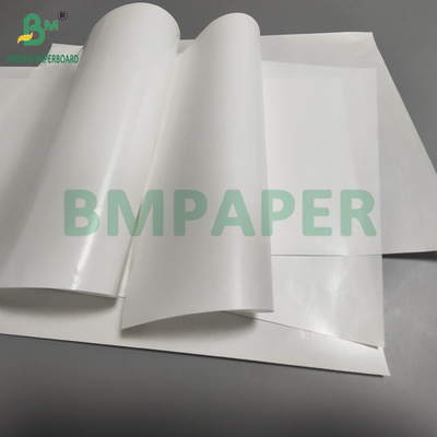 40g+10g PE rivestito MG Carta Kraft sbiancata per sacchetti di zucchero di grado alimentare 70 x 100cm