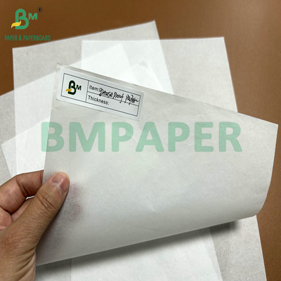 38 g 40 g carta resistente al grasso di cera stampabile per pacchetti di pane 12 "x 12"