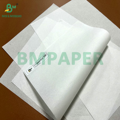 38 g 40 g carta resistente al grasso di cera stampabile per pacchetti di pane 12 "x 12"