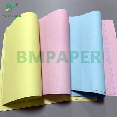 50gm 60gm 8,5" x 14" Rosa Blu Di Colore Carta Senza Carbonio Per Consigli