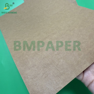 0.55mm 0,60mm Marrone scuro Roll di carta kraft lavata per jeans Etichetta 150cm x 100m