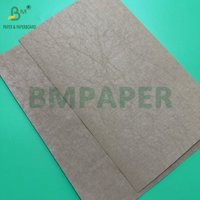 0.55mm 0,60mm Marrone scuro Roll di carta kraft lavata per jeans Etichetta 150cm x 100m