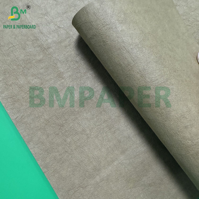 0.55mm 0,60mm Marrone scuro Roll di carta kraft lavata per jeans Etichetta 150cm x 100m