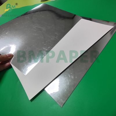 425 grammi di cartone metallizzato argento lucido per dentifricio