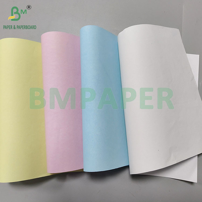 80 gm CB CFB CF Carbonless Copia Paper Roll 242mm × 12000m Immagine Blu