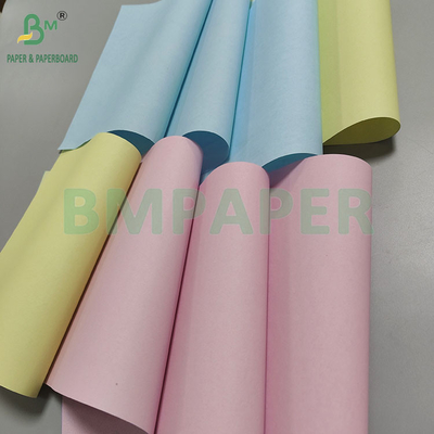 80 gm CB CFB CF Carbonless Copia Paper Roll 242mm × 12000m Immagine Blu