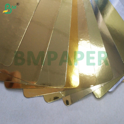 Finitura metallica lucida argento e oro 250 gm per scatole di cartone pieghevole