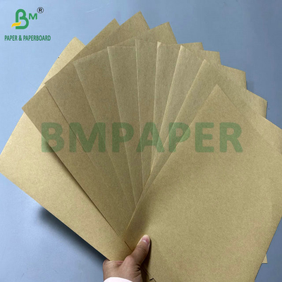 100 gr 120 gr Carta Kraft marrone a doppia faccia da stampare per borsa da busta 80 cm 90 cm bobina