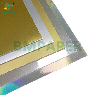 400gm 425gm Gold Metallic Cardstock For Making Packaging Box