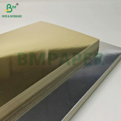 400gm 425gm Gold Metallic Cardstock For Making Packaging Box