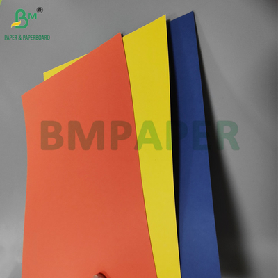80 gm 110 gm Tavola di carta Bristol colorata non rivestita per artigianato scolastico 61 x 86 cm