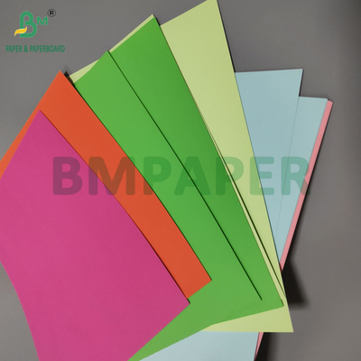 80 gm 110 gm Tavola di carta Bristol colorata non rivestita per artigianato scolastico 61 x 86 cm