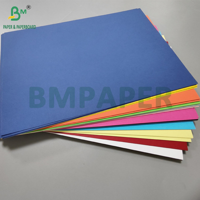 80 gm 110 gm Tavola di carta Bristol colorata non rivestita per artigianato scolastico 61 x 86 cm