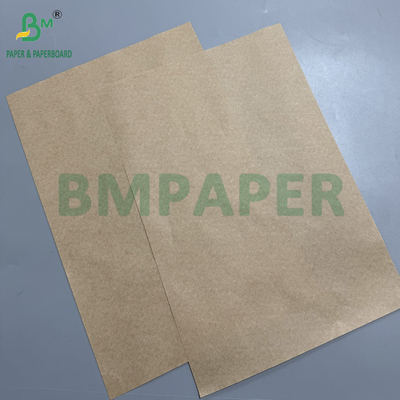 60gm Brown Kraft Greaseproof Paper Rolls For Fried Food Packaging Kit 7 resistenza all'olio