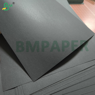 Cartoncino nero 92lb 250gsm spesso nero bifacciale non patinato
