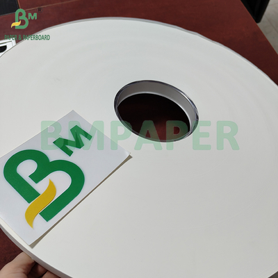 24 gm 28 gm carta da imballaggio di paglia bianca stampata e rivestita in PE 50 mm 44 mm