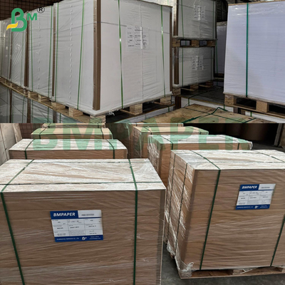 Carta bianca ad alta resistenza all'umido da 65 - 80 gsm per contenitori per imballaggio di bevande, carta per etichette per birra con rivestimento singolo lato