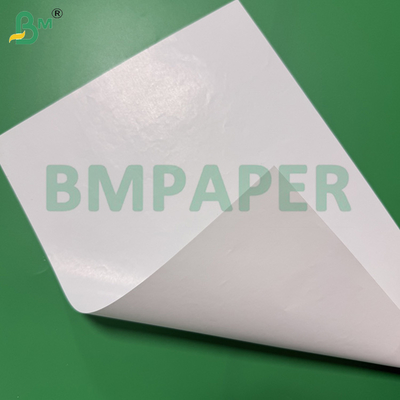 Carta bianca ad alta resistenza all'umido da 65 - 80 gsm per contenitori per imballaggio di bevande, carta per etichette per birra con rivestimento singolo lato