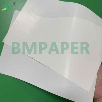 Carta bianca ad alta resistenza all'umido da 65 - 80 gsm per contenitori per imballaggio di bevande, carta per etichette per birra con rivestimento singolo lato
