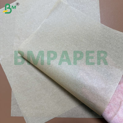 Carta per forno ad aria da 40 gsm, carta marrone kraft siliconata su entrambi i lati, fogli/rotoli personalizzati
