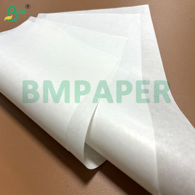 40 gsm 45 gsm Carta Kraft Vergine Cerata Bianca per Confezionamento Sandwich 18x18