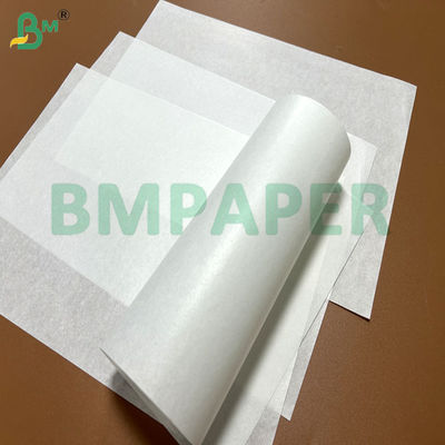 40 gsm 45 gsm Carta Kraft Vergine Cerata Bianca per Confezionamento Sandwich 18x18