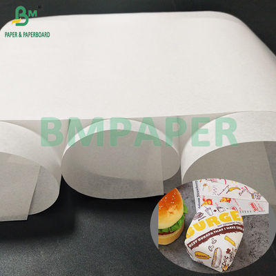 Kit di carta bianca antigrasso Pelleaglio da 40 g/m² per confezioni di hamburger Kit5 Kit7