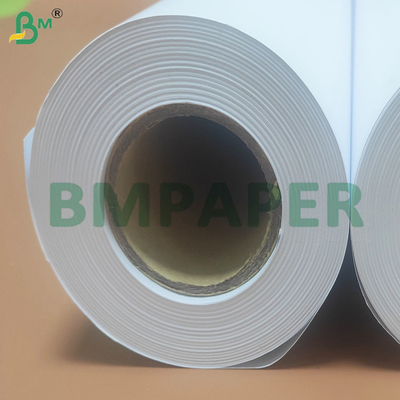 Rotoli di carta per plotter CAD ad alta precisione, bianchi, bifacciali, 20 libbre