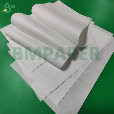 Carta base siliconata 40gsm 60gsm per l'industria delle etichette 700mm 1000mm antiaderente