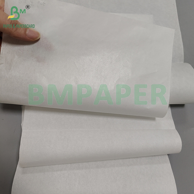Carta bianca non patinata a base di cera da 30 g/m² e 35 g/m² per avvolgere cibi fritti