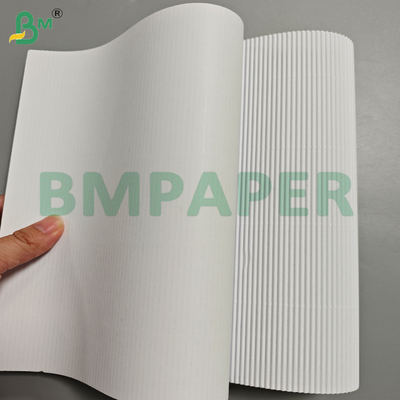 Fogli di carta ondulata bianca 100+80Gsm, fluting singolo lato