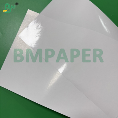 100 g+20 g di carta per rivestimento lucido in PE carta laminata C1S 1 foglio laterale 70x100cm