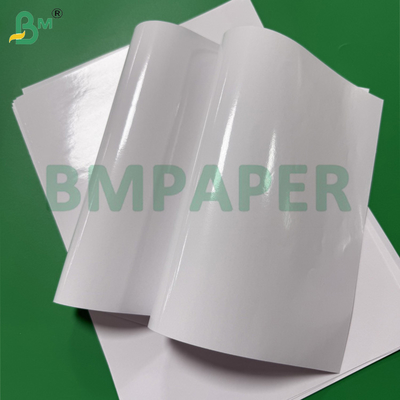 100 g+20 g di carta per rivestimento lucido in PE carta laminata C1S 1 foglio laterale 70x100cm