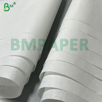 45g 40cm Carta Kraft Bianca Liscia Patinata a Macchina in Rotolo