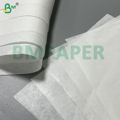 45g 40cm Carta Kraft Bianca Liscia Patinata a Macchina in Rotolo