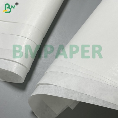 45g 40cm Carta Kraft Bianca Liscia Patinata a Macchina in Rotolo