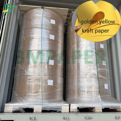 85 grammi 90 grammi Fortezza Oro Giallo Carta Kraft Per Involucro 70cm 80cm Rollo