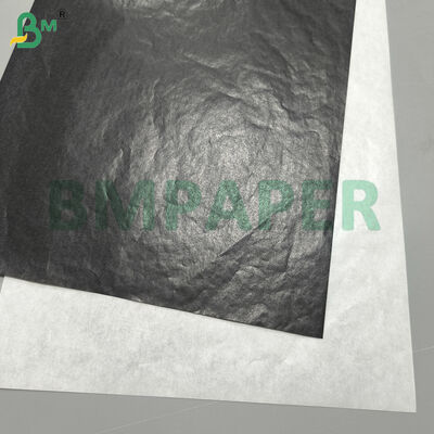 38gm Carta vetrosa liscia e robusta di colore nero per biscotti e dolci