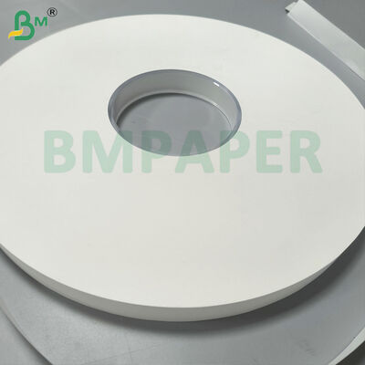 Rotoli fessurati di carta kraft bianca per imballaggio cannucce 24 gsm 35 mm rotolo