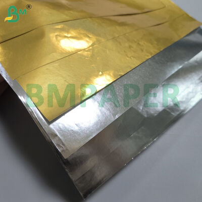 70 / 80gm Carta metallizzata resistente all' umido per etichette di birra Oro e argento