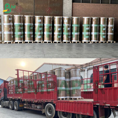 Rollo di carta termica diretta resistente alle intemperie per etichette carta termica di grado frigorifero con rivestimento superiore