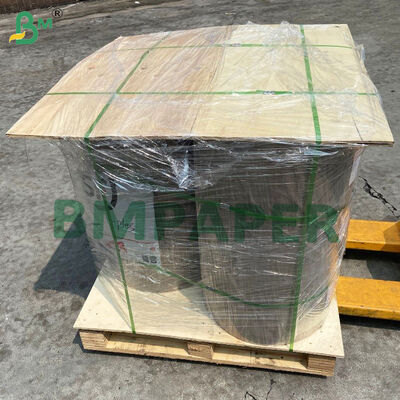 Carta kraft con nervatura marrone vetrata per borse e buste