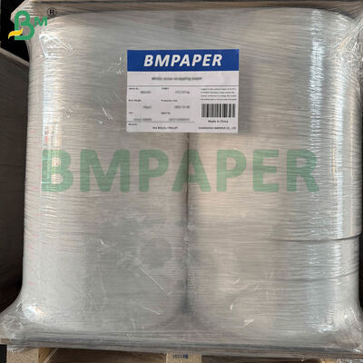 27 mm × 6000m Rollo di carta di sigaretta. 26 grammi di carta alimentare certificata per la produzione di sigarette.