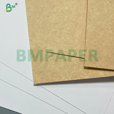 100% Polpa di Legno Vergine 280gsm 300gsm Cartone Kraft Bianco Patinato per Contenitori Alimentari