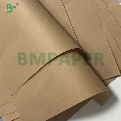 100% di pasta di legno vergine 75gm 80gm 85gm carta kraft marrone per la produzione di sacchetti di carta