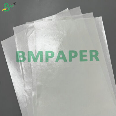 Acqua e grassi resistenti di qualità alimentare PE rivestito 35gm 40gm carta kraft bianca carta da imballaggio per hamburger