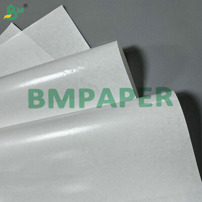 Acqua e grassi resistenti di qualità alimentare PE rivestito 35gm 40gm carta kraft bianca carta da imballaggio per hamburger