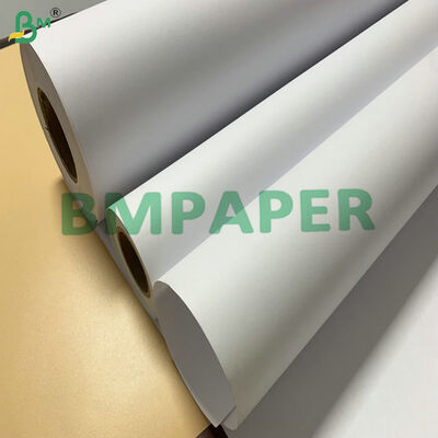 Carta per progetti in rotolo di carta per plotter tecnico da 20 libbre ad alta opacità da 36" x 300' per la stampa CAD