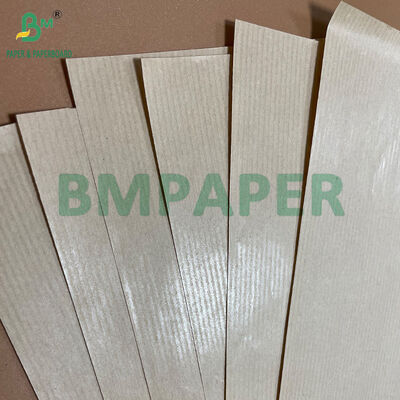 Carta Kraft rigata marrone da 38 g/m², 40 g/m², in rotolo per sacchetti regalo e borse da trasporto