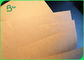 Rotolo vergine della carta kraft di Brown della polpa, dimensione della carta da imballaggio del commestibile su misura